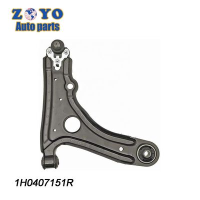 Vw Golf 1H0407151 Controllo del braccio di sospensione con rivestimento E nero e standard OEM
