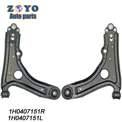 Vw Golf 1H0407151 Controllo del braccio di sospensione con rivestimento E nero e standard OEM